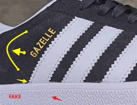 adidas gazelle authentic vs fake